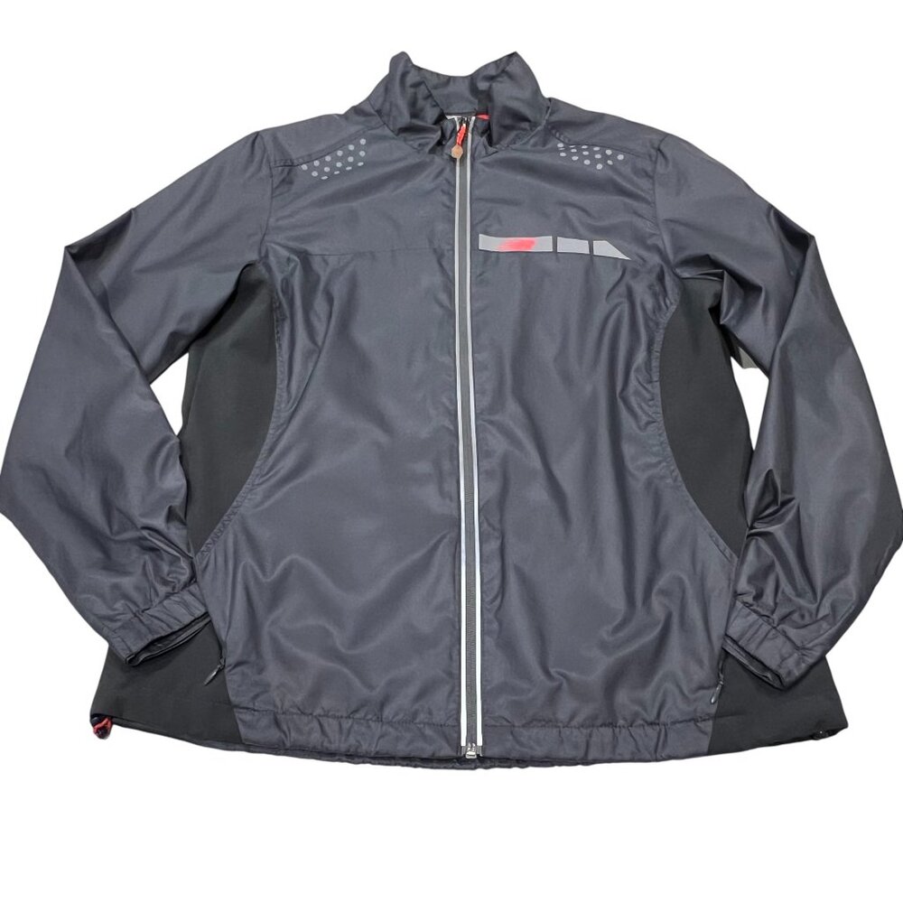 New Balance Running Jacket, Reflective Accents, Gray, M